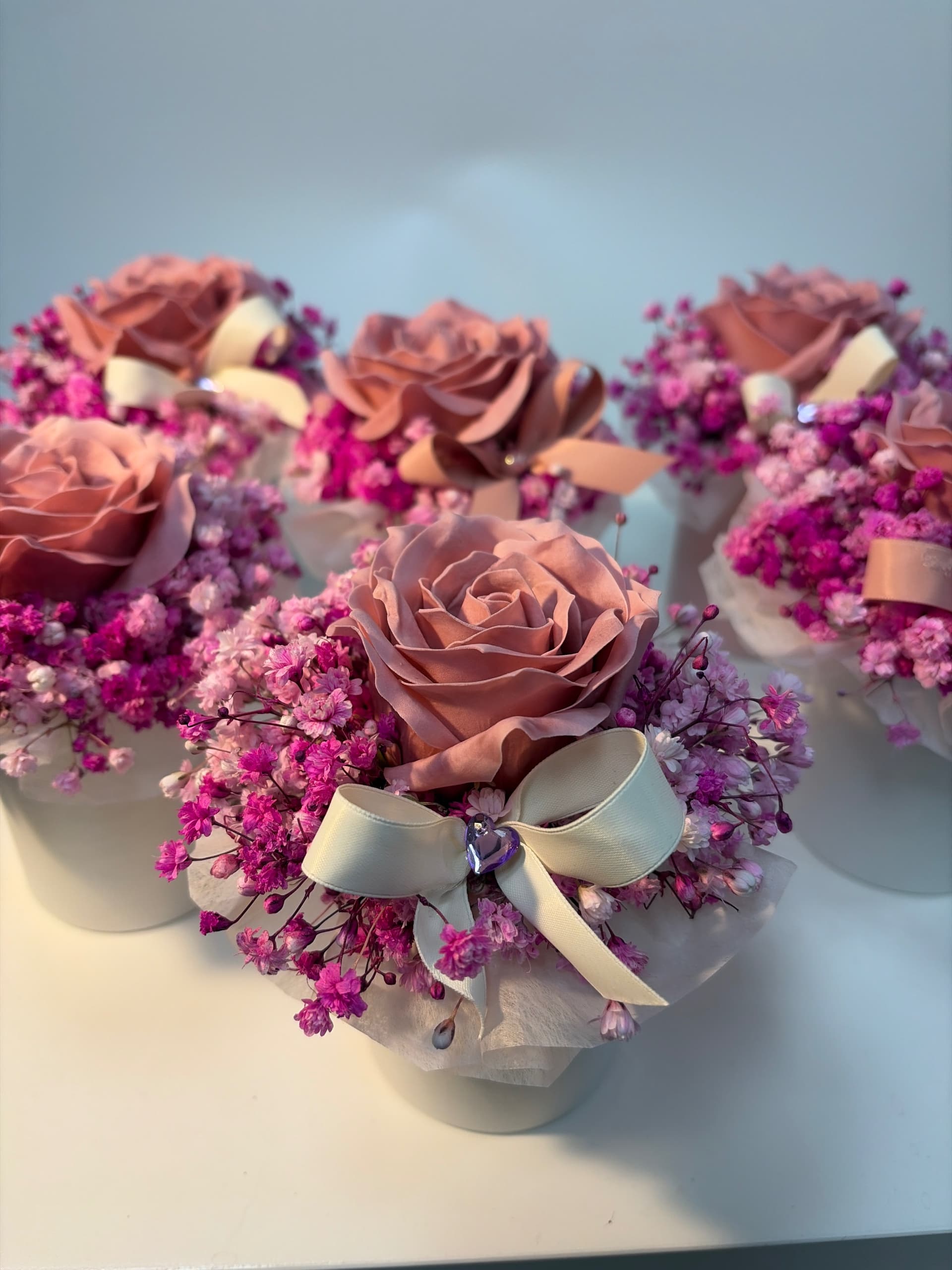 Róża w Różowej Kompozycji